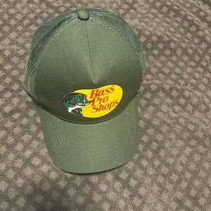 Bass Pro Shops Olive Green Hat with Logo